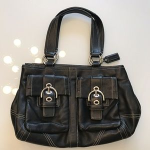 Black Coach Shoulder Bag